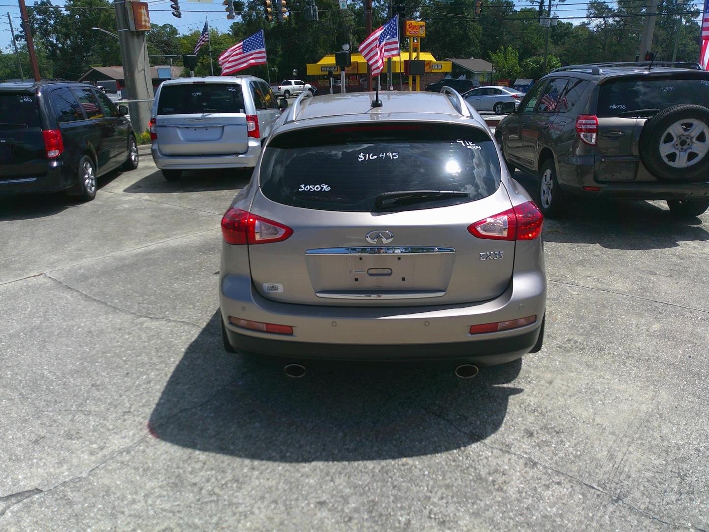 2008 SILVER INFINITI EX35 BASE; JOURNEY (JNKAJ09E28M) , located at 1200 Cassat Avenue, Jacksonville, FL, 32205, (904) 695-1885, 30.302404, -81.731033 - Photo#3